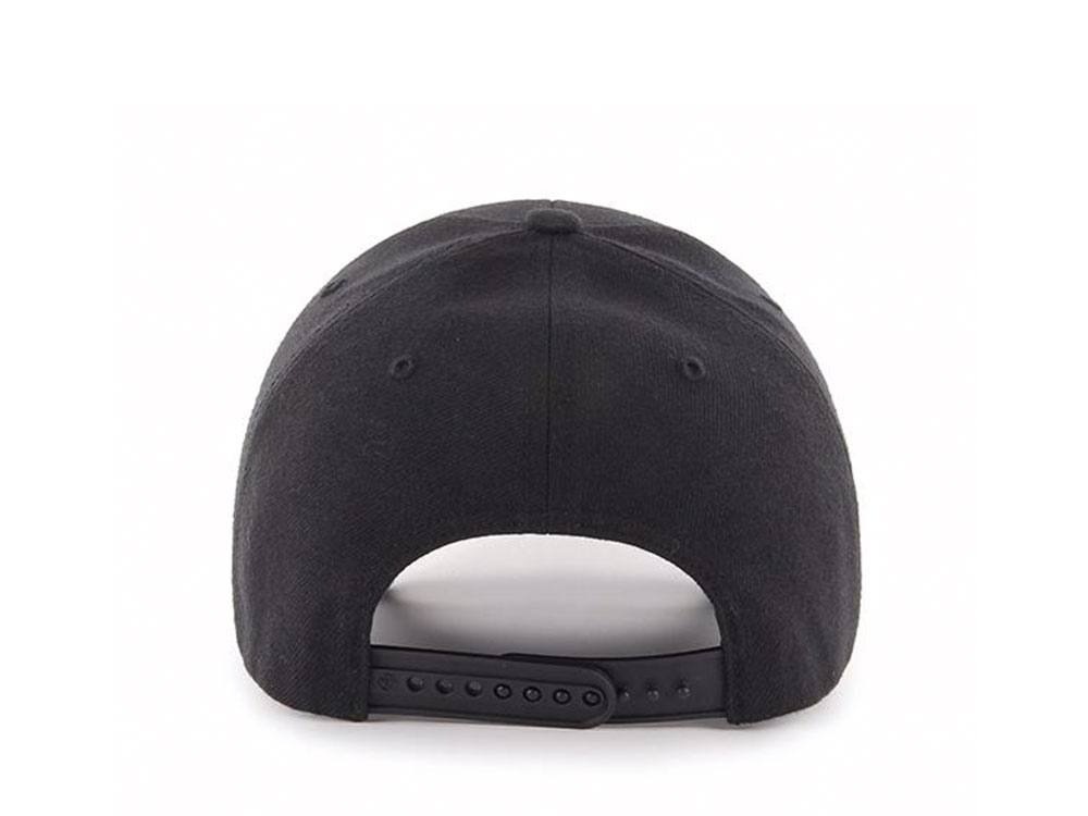 47Brand Chicago White Sox Black on Black Classic Snapback Cap