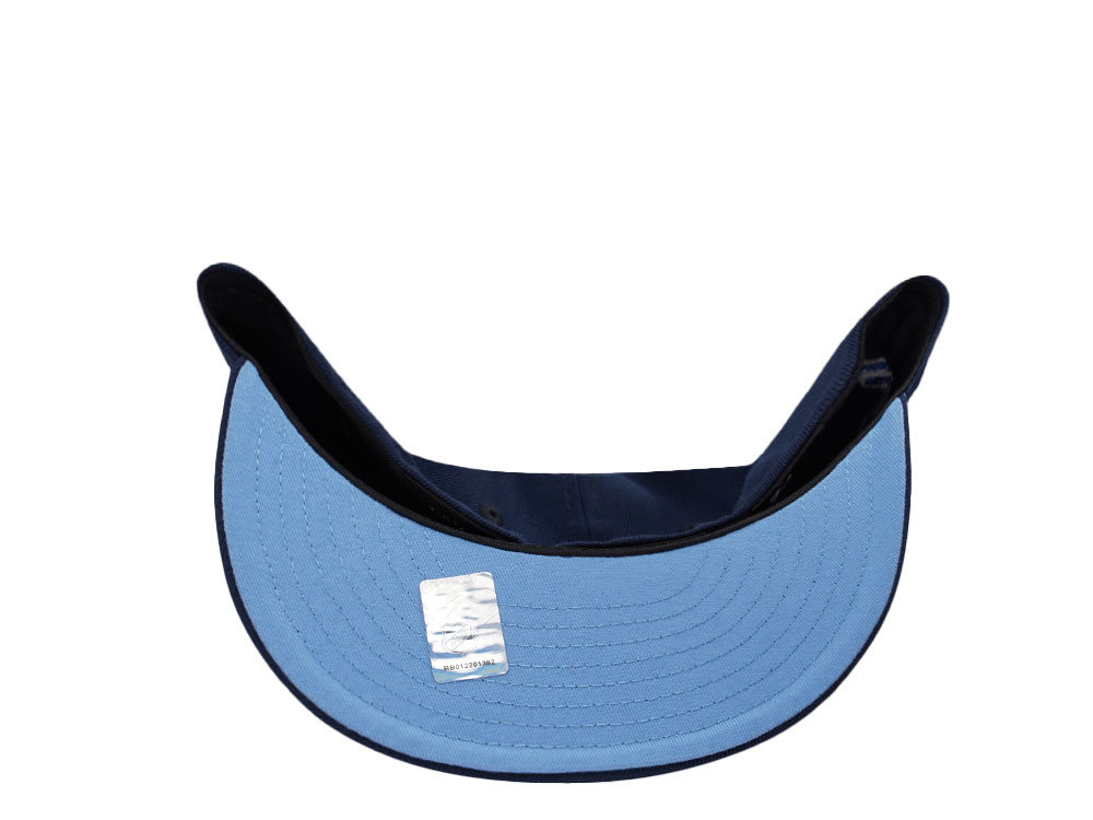 New Era Quebec Nordiques Prince Of Wales Conference Ocean Blue Prime Edition 59Fifty Fitted Cap