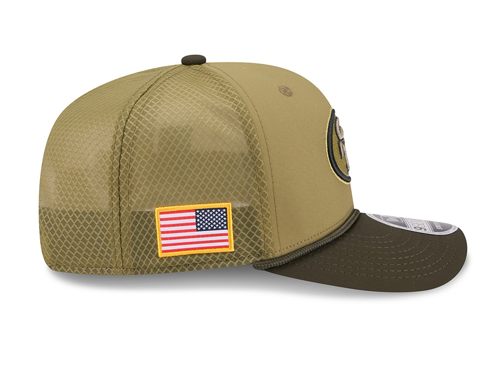 New Era San Francisco 49ers Salute To Service 2025 9Seventy Snapback Cap