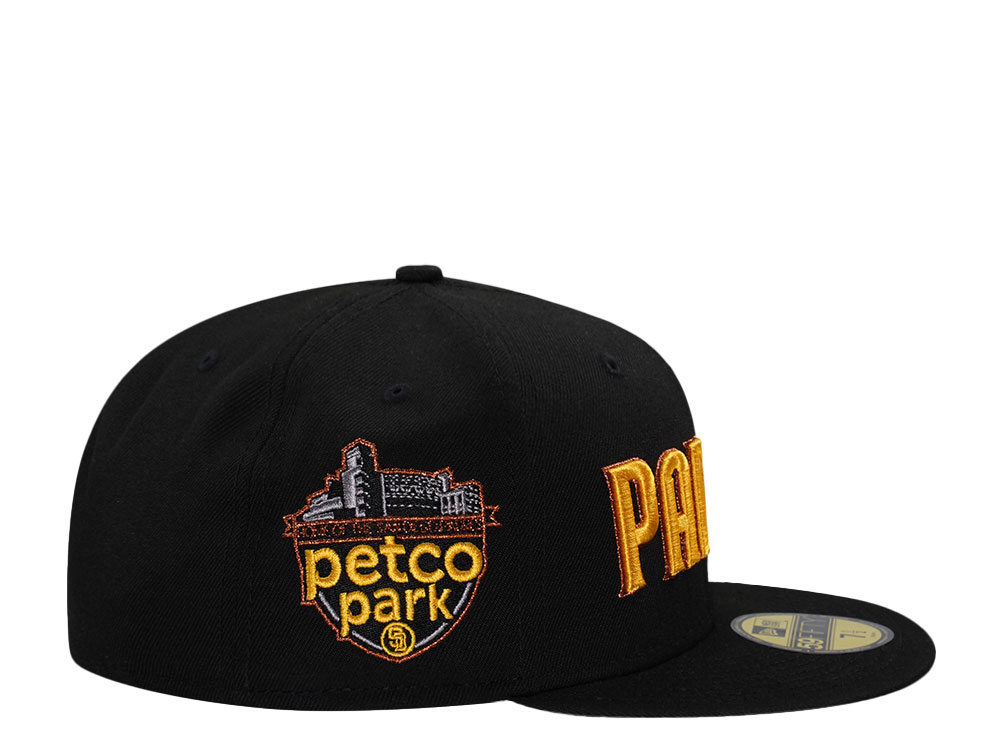 New Era San Diego Padres Petco Park Black Prime Edition 59Fifty Fitted Cap