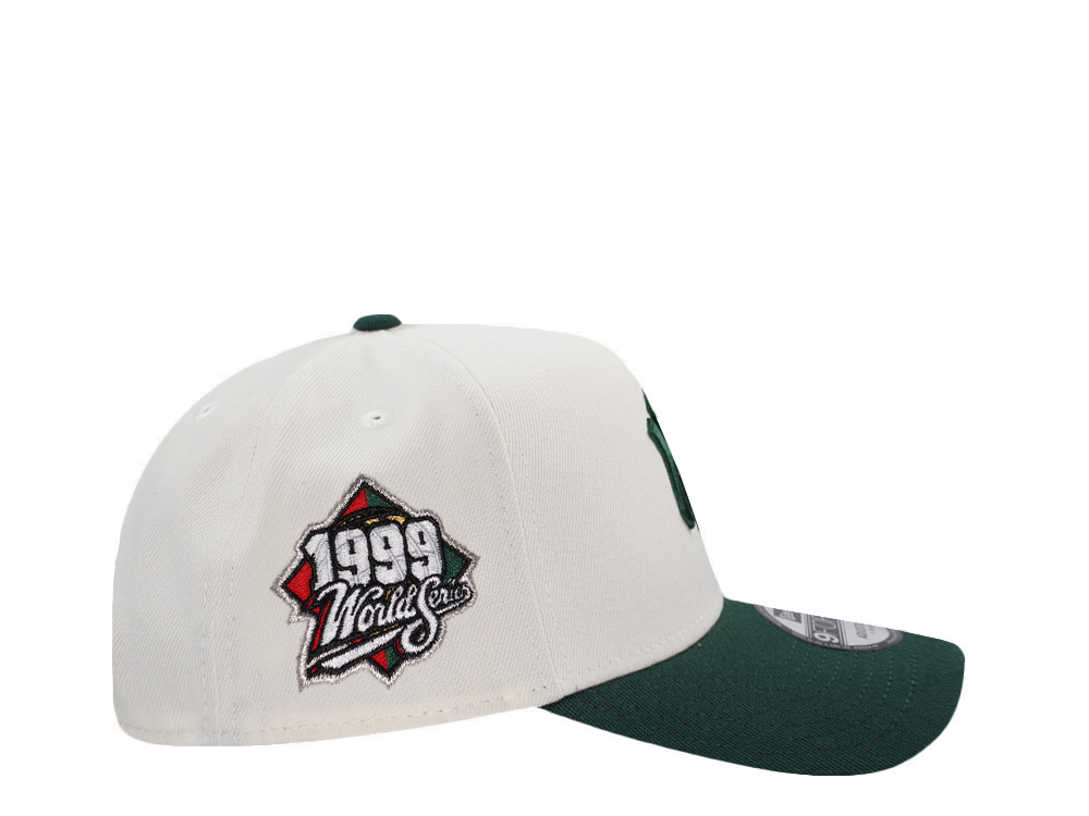 New Era New York Yankees World Series 1999 Dollar Chrome Two Tone Edition 9Forty A Frame Snapback Cap