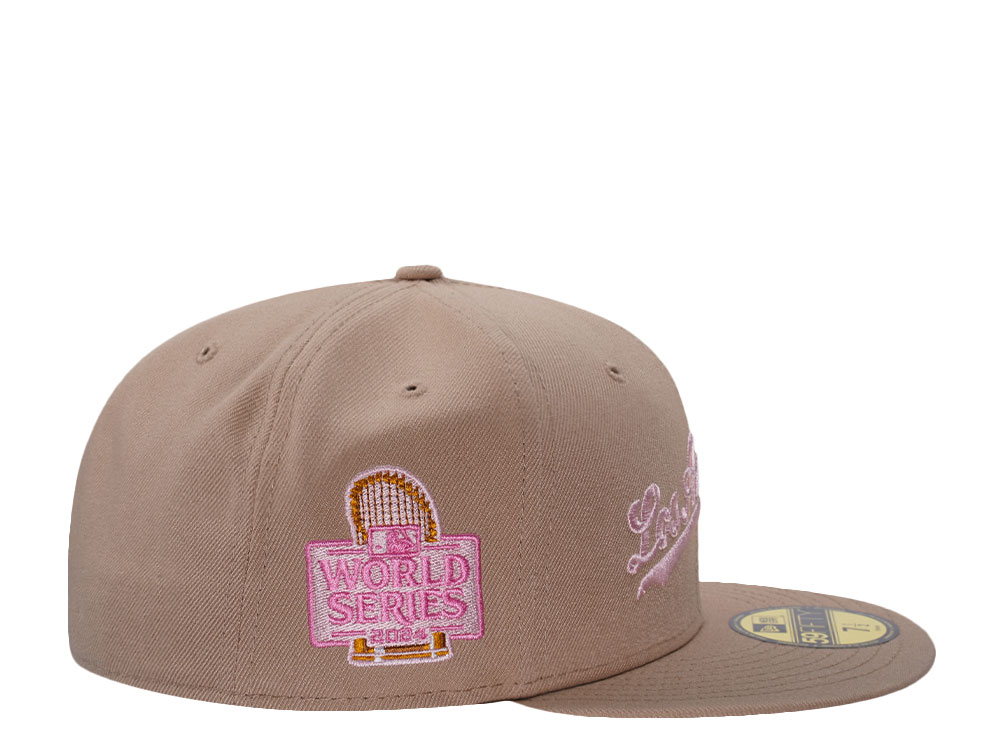 New Era Los Angeles Dodgers World Series 2024 Camel Prime Edition 59Fifty Fitted Cap