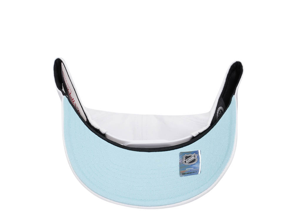 Mitchell & Ness Seattle Kraken All in Pro White Snapback Cap