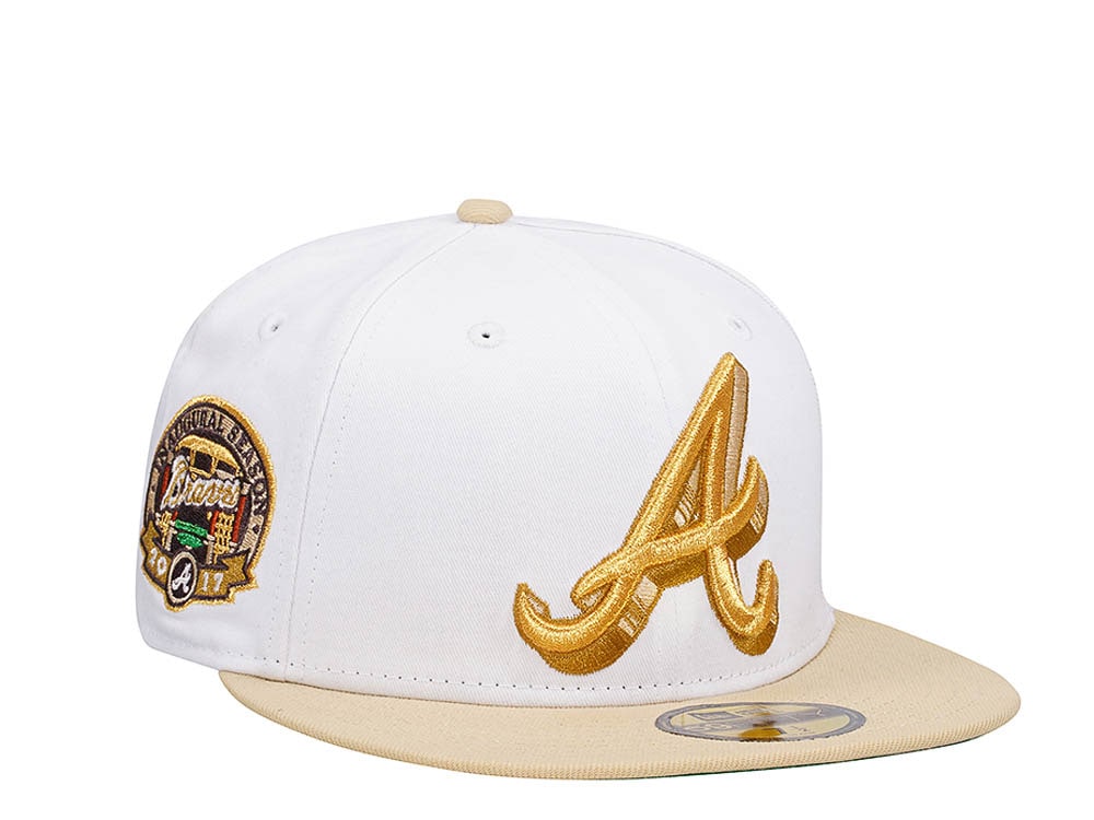 New Era Atlanta Braves Inaugural Season 2017 Optic Gold Two Tone Edition 59Fifty Fitted Cap