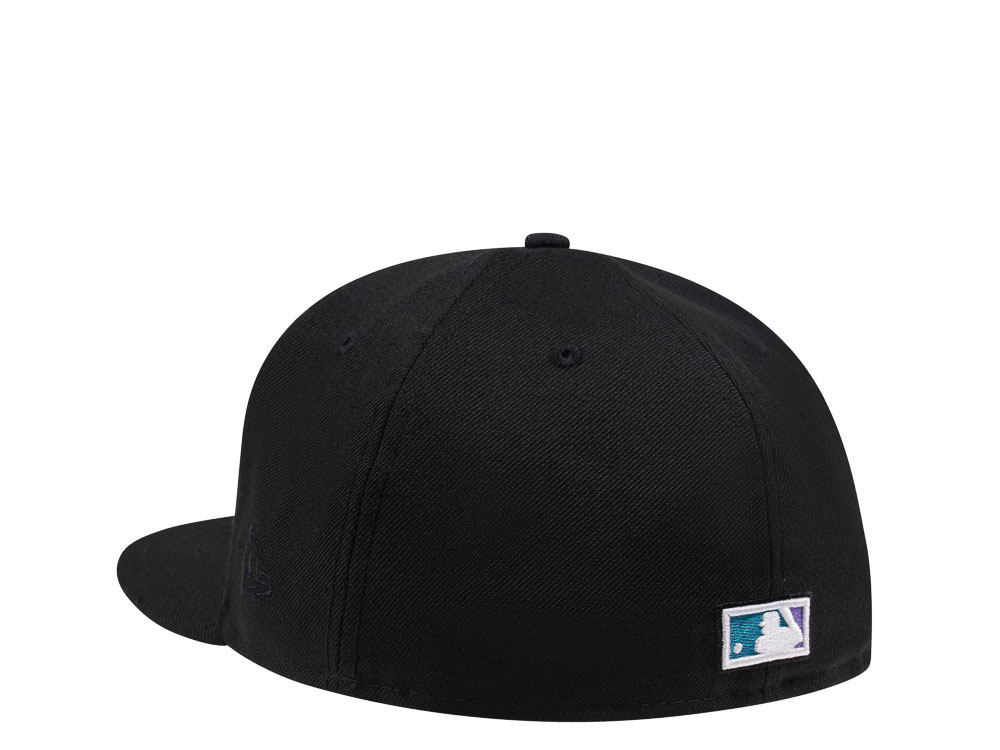 New Era Tampa Bay Rays Inaugural Season 1998 Black and Purple Edition 59Fifty Fitted Cap