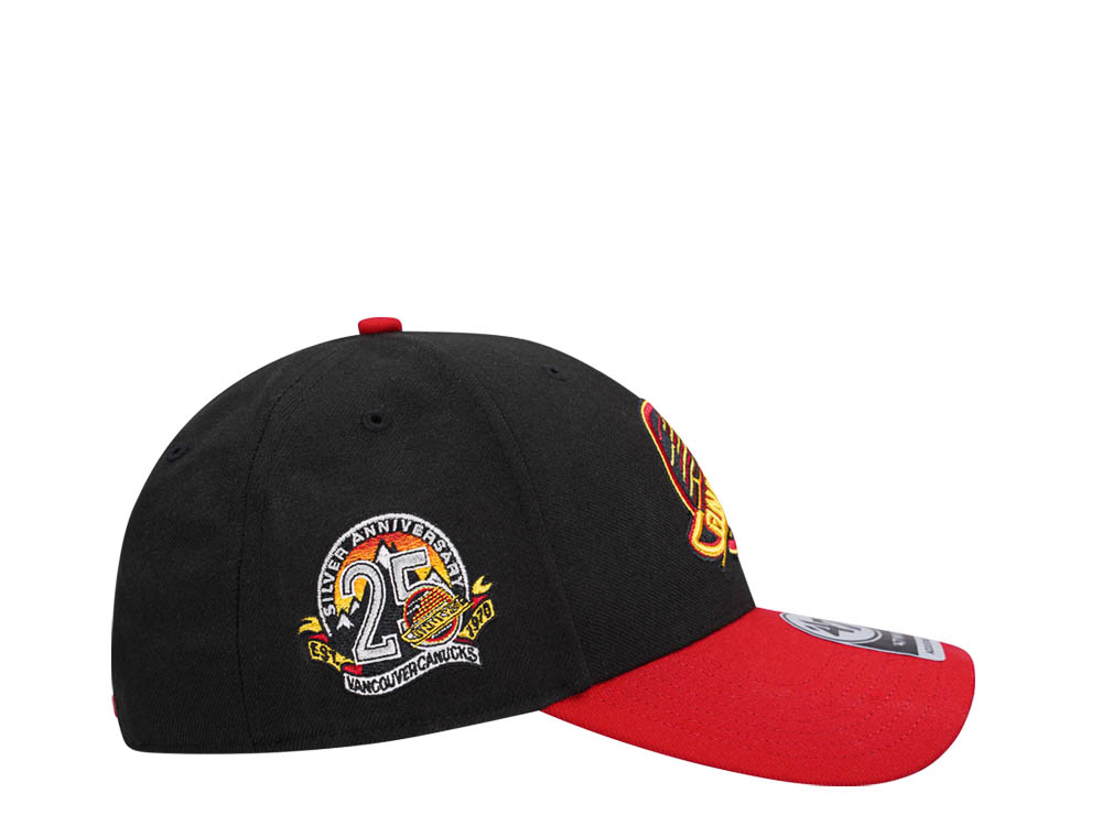 47Brand Vancouver Canucks Vintage Black Sure Shot MVP Snapback Cap