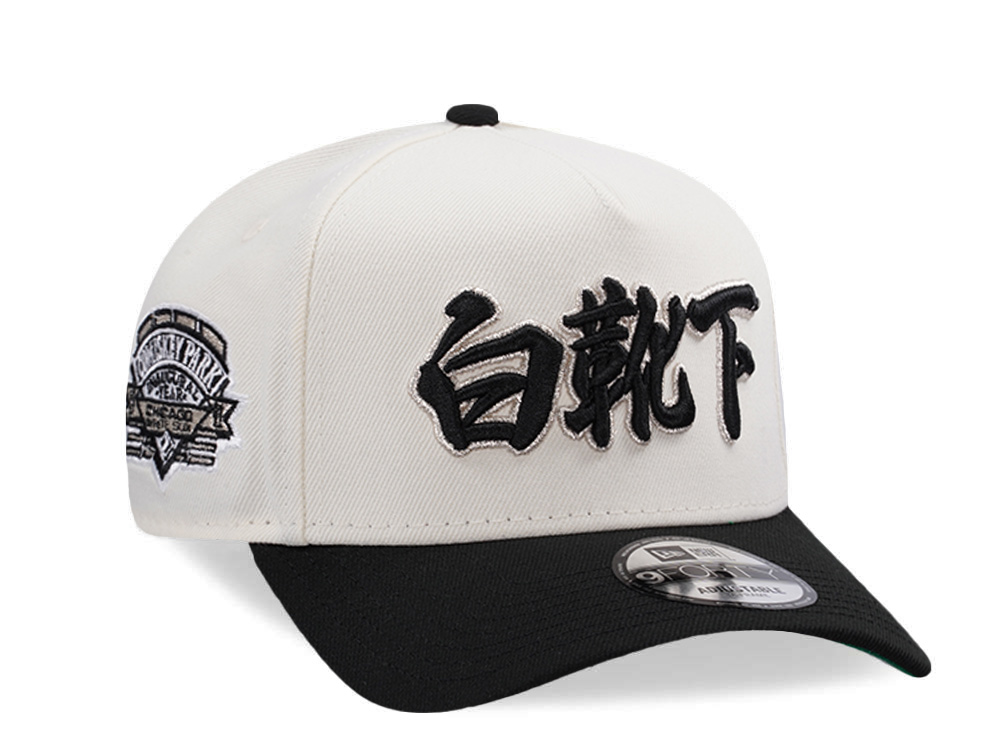 New Era Chicago White Sox Comiskey Park Kanji Chrome Two Tone Edition 9Forty A Frame Snapback Cap