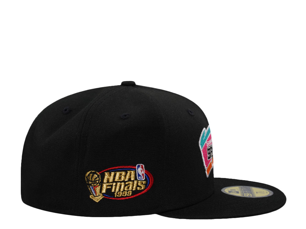 New Era San Antonio Spurs NBA Finals 1999 Black Prime Edition 59Fifty Fitted Cap