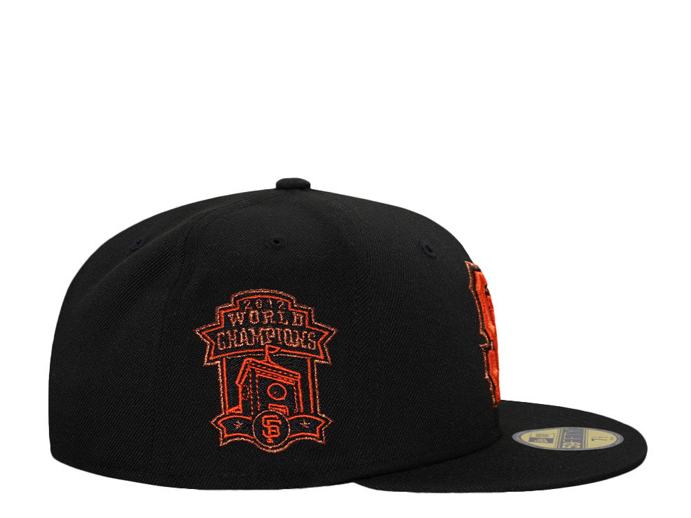 New Era San Francisco Giants World Champions 2012 Black Copper Edition 59Fifty Fitted Cap