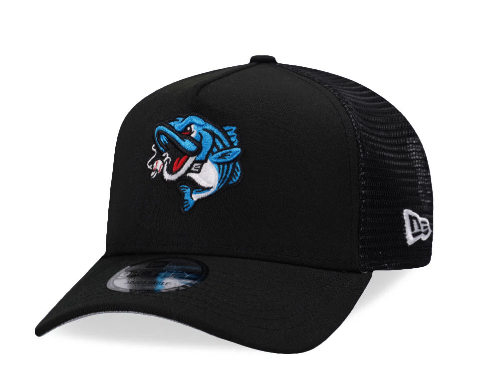 New Era Gwinnett Stripers Classic Black Trucker Edition 9Forty A Frame Snapback Cap