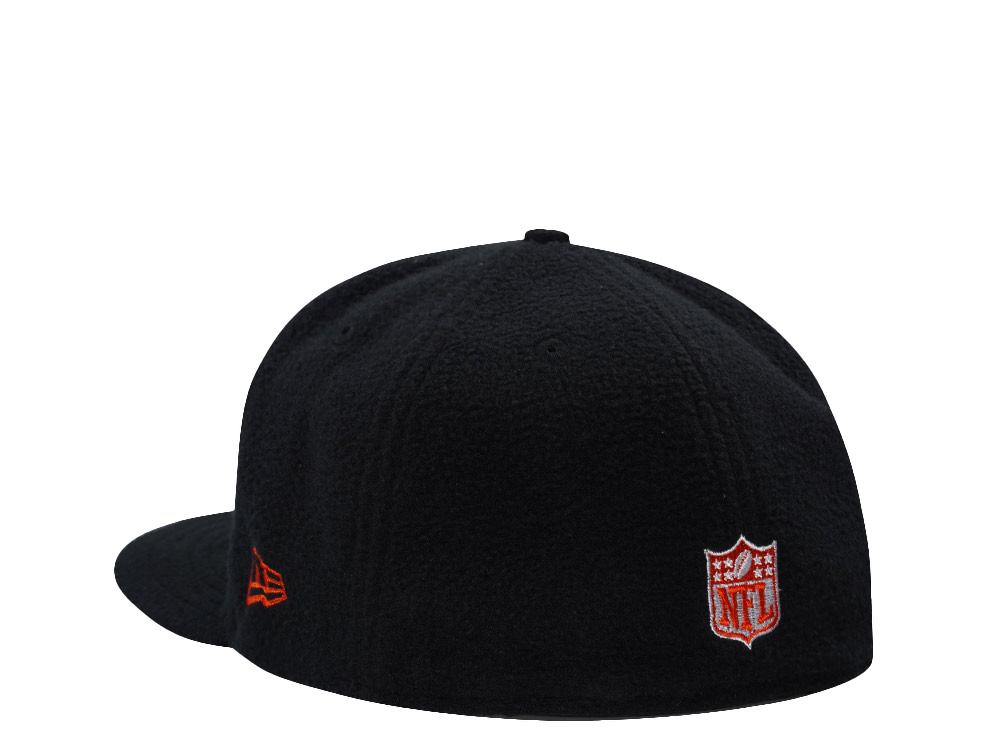 New Era Chicago Bears Team Helmet Black Prime Fleece Edition 59Fifty Fitted Cap
