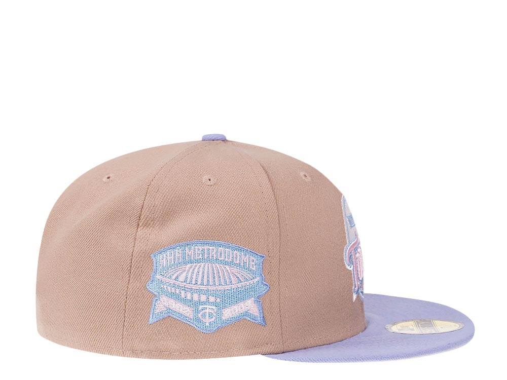 New Era Minnesota Twins Metrodome Stadium Two Tone Suede Prime Edition 59Fifty Fitted Cap
