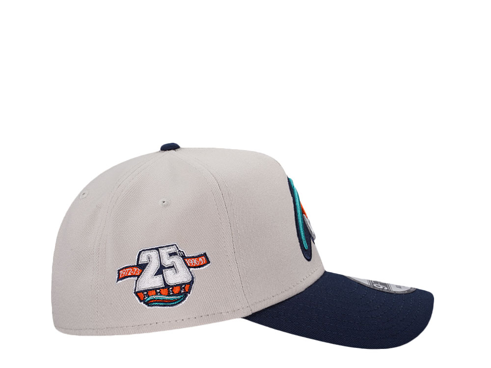 New Era New York Islanders 25th Anniversary Stone Two Tone Edition 9Forty A Frame Snapback Cap