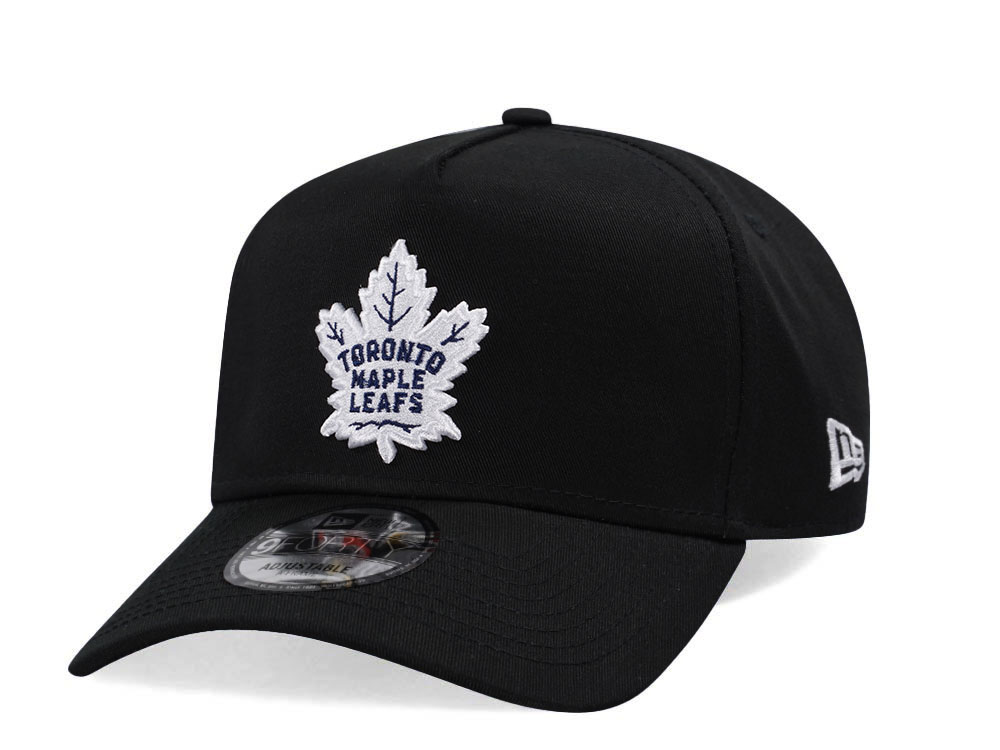 New Era Toronto Maple Leafs NHL Injection 2024 Black 9Forty A Frame Snapback Cap