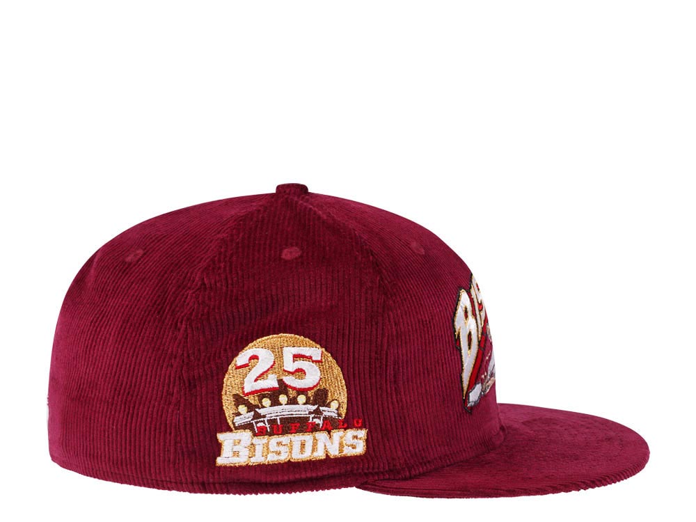 New Era Buffalo Bisons 25th Anniversary Pinot Noir Prime Edition 59Fifty Fitted Cap