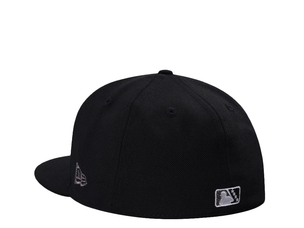 New Era Montgomery Gray Sox Southern League Black Prime Wool Edition 59Fifty Fitted Cap
