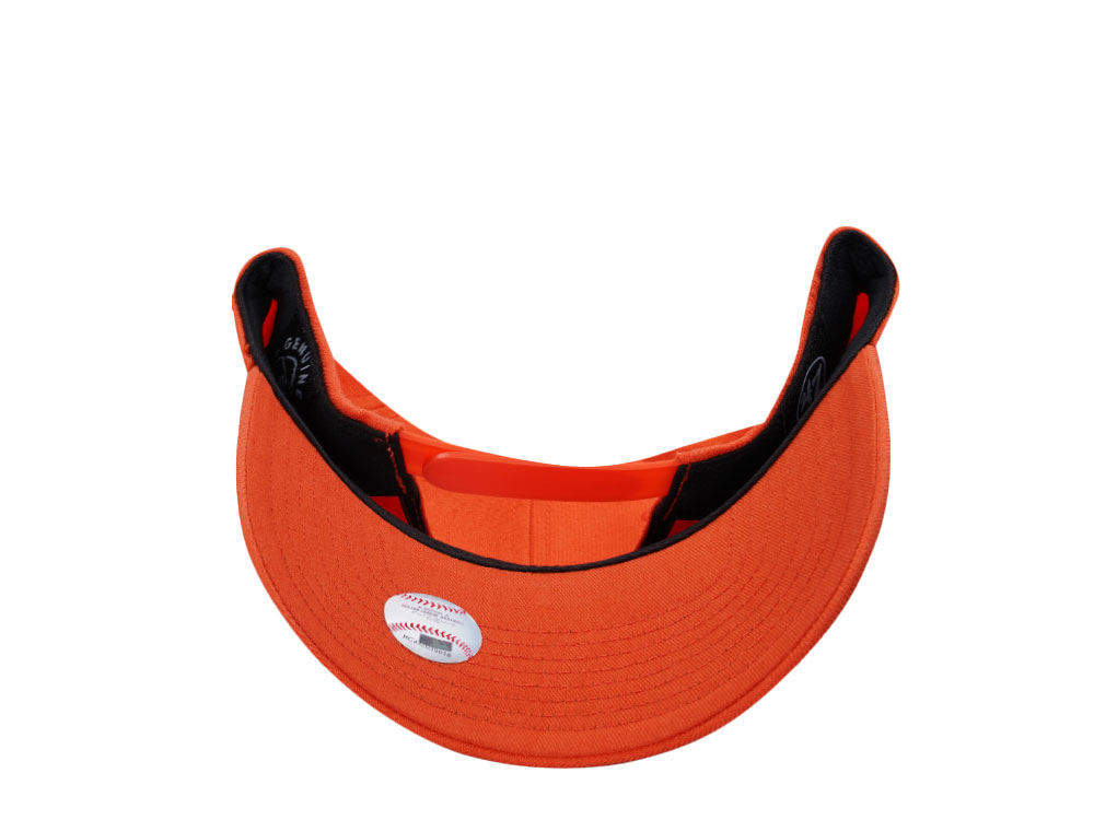 47Brand New York Yankees Orange MVP Snapback Cap