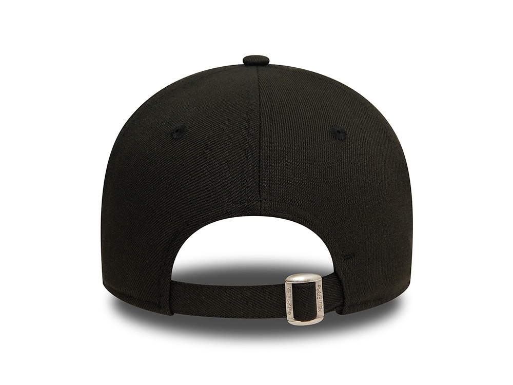 New Era Classic Logo Black and White 9Twenty Strapback Cap