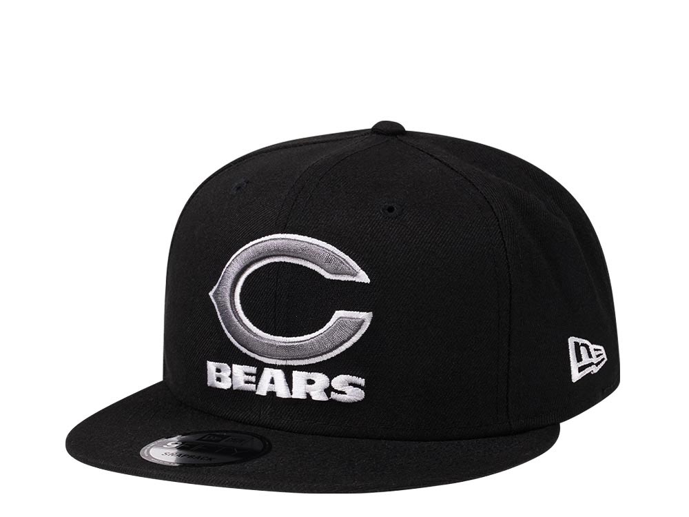 New Era Chicago Bears Steel Black Edition 9Fifty Snapback Cap