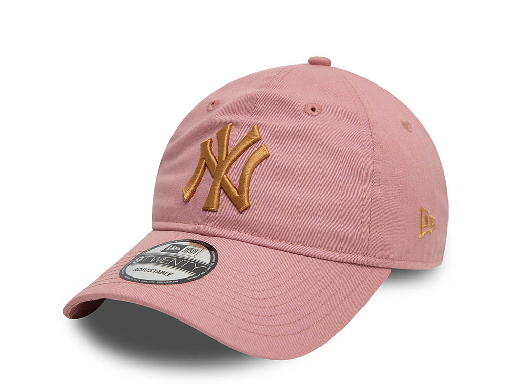 New Era New York Yankees League Essential Pink 9Twenty Strapback Cap
