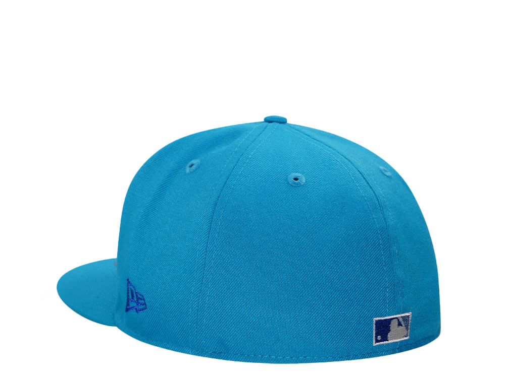 New Era Tampa Bay Rays Tropicana Field Spring Blue Metallic Edition 59Fifty Fitted Cap