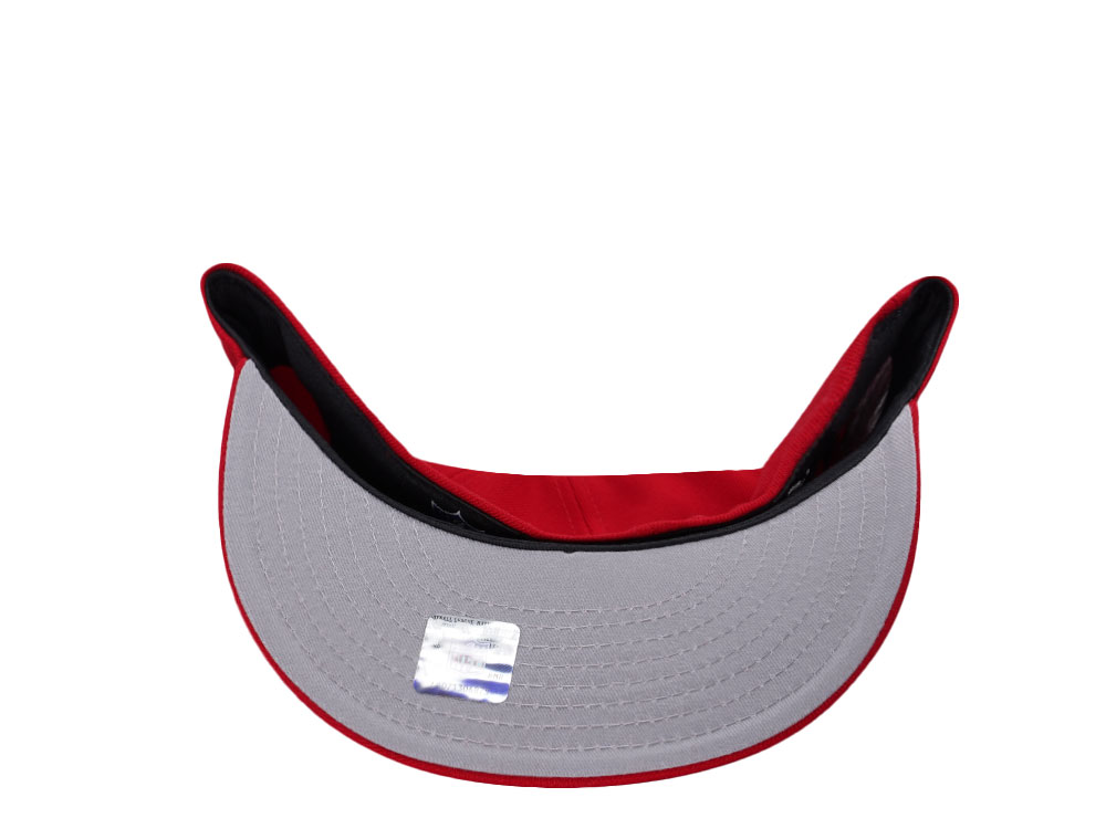 New Era Las Vegas Raiders 60th Anniversary Metallic Script Red Prime Edition 59Fifty Fitted Cap