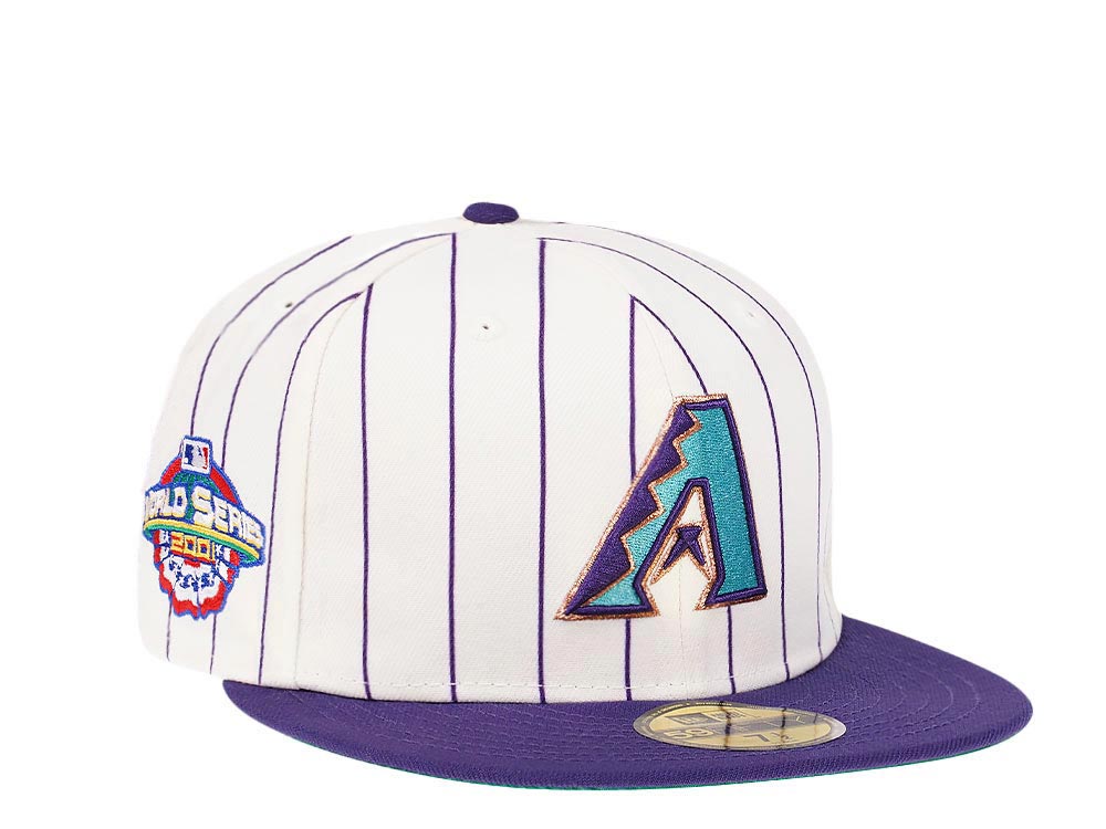 New Era Arizona Diamondbacks World Series 2001 Pinstripe Heroes Elite Edition 59Fifty Fitted Cap