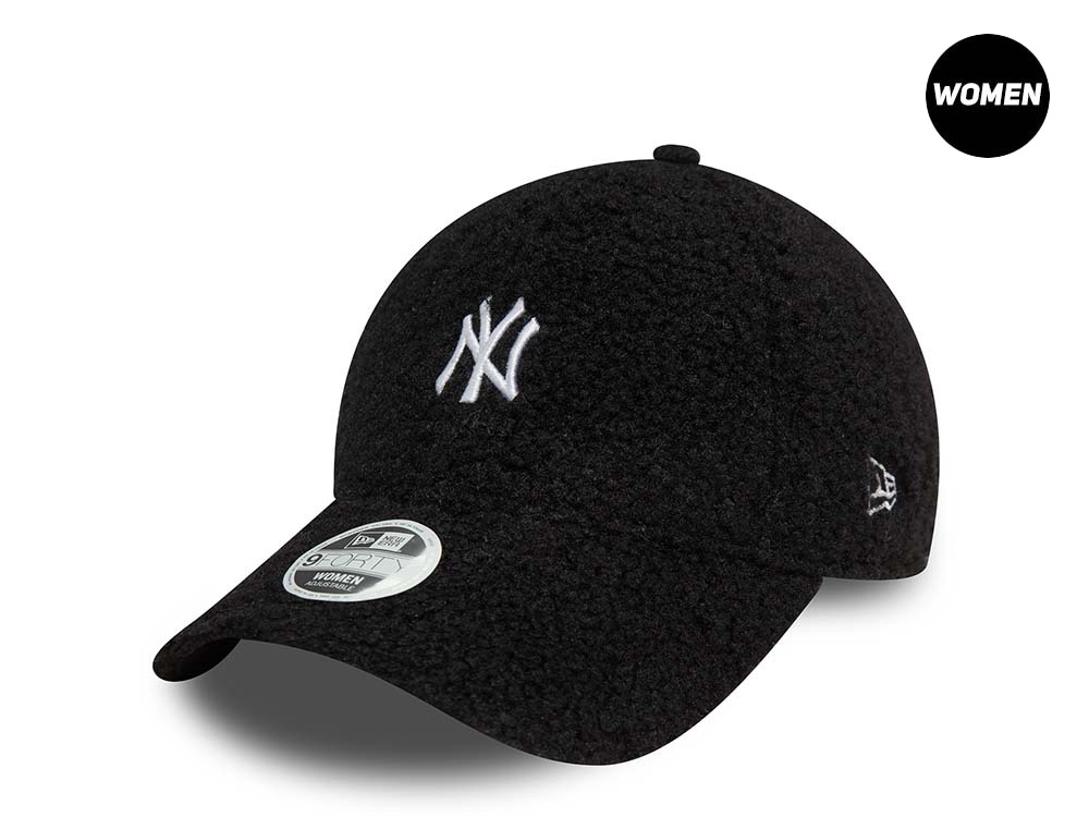 New Era New York Yankees Borg Black Womens 9Forty Snapback Cap