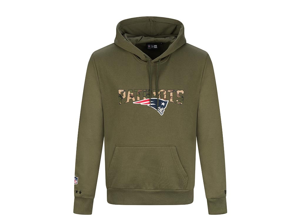 New Era New England Patriots Wordmark Camo Hoodie