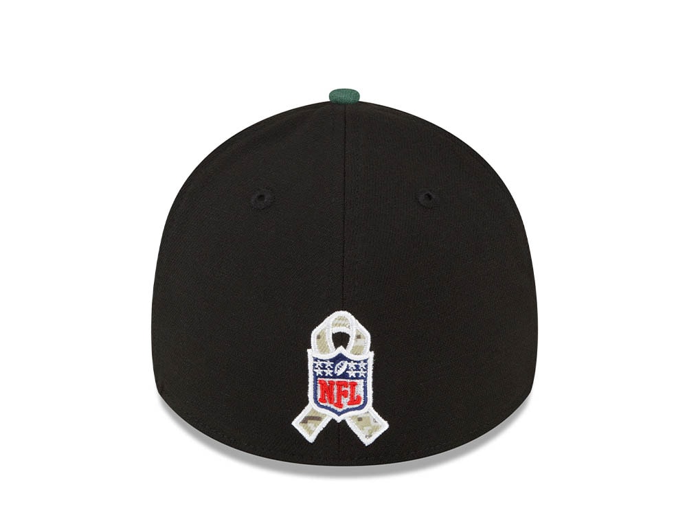 New Era Green Bay Packers Salute to Service 2022 39Thirty Stretch Cap