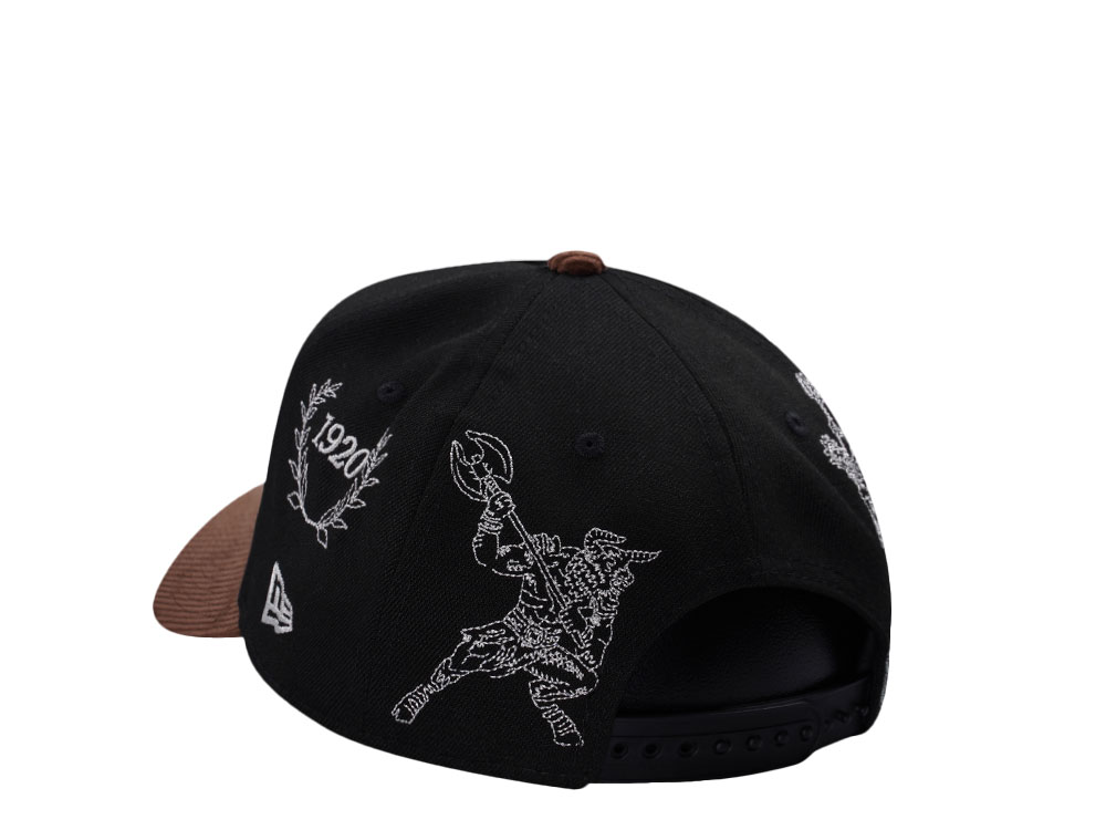 New Era Los Angeles Dodgers Mythical Black Two Tone Edition 9Forty A Frame Snapback Cap
