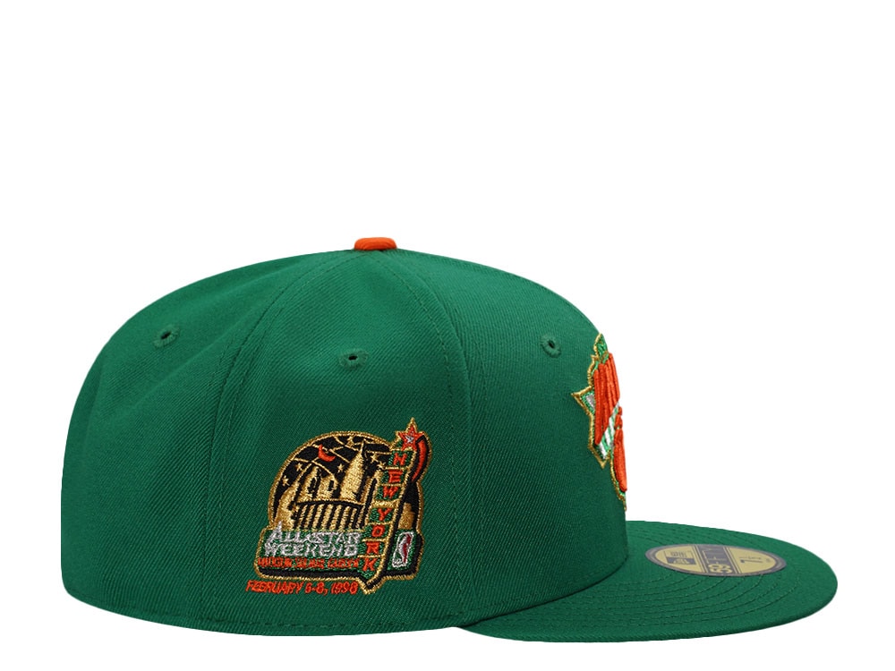 New Era New York Knicks All Star Weekend 1998 Green Metallic Edition 59Fifty Fitted Cap