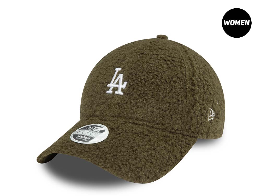 New Era Los Angeles Dodgers Borg Olive Womens 9Forty Snapback Cap