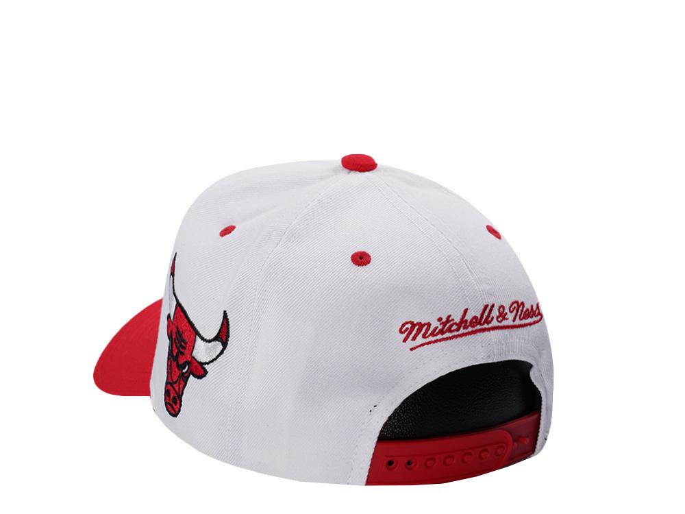 Mitchell & Ness Chicago Bulls NBA Playoffs 1996 Chrome Two Tone Editon Pro Crown Fit Snapback Cap