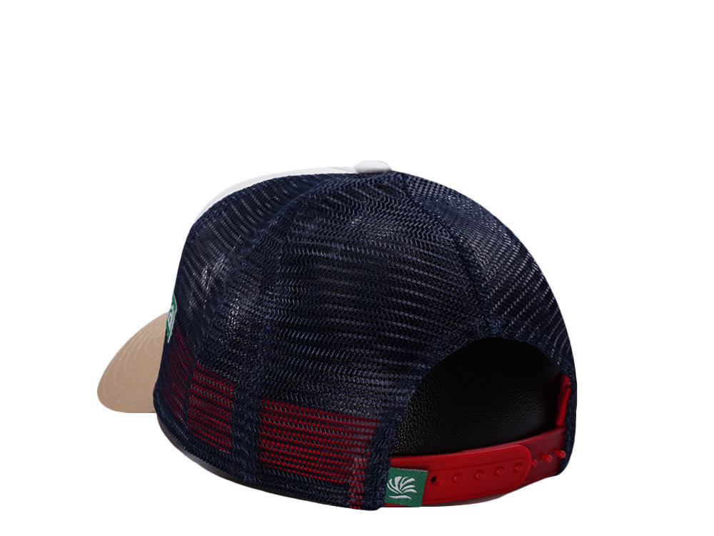 Djinns HFT Simply Livin White Coastal Edition Trucker Snapback Cap