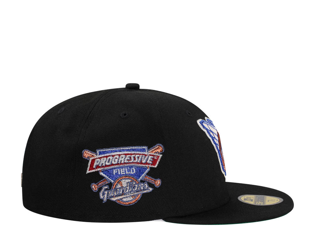 New Era Cleveland Guardians Progressive Field Black Copper Edition 59Fifty Fitted Cap