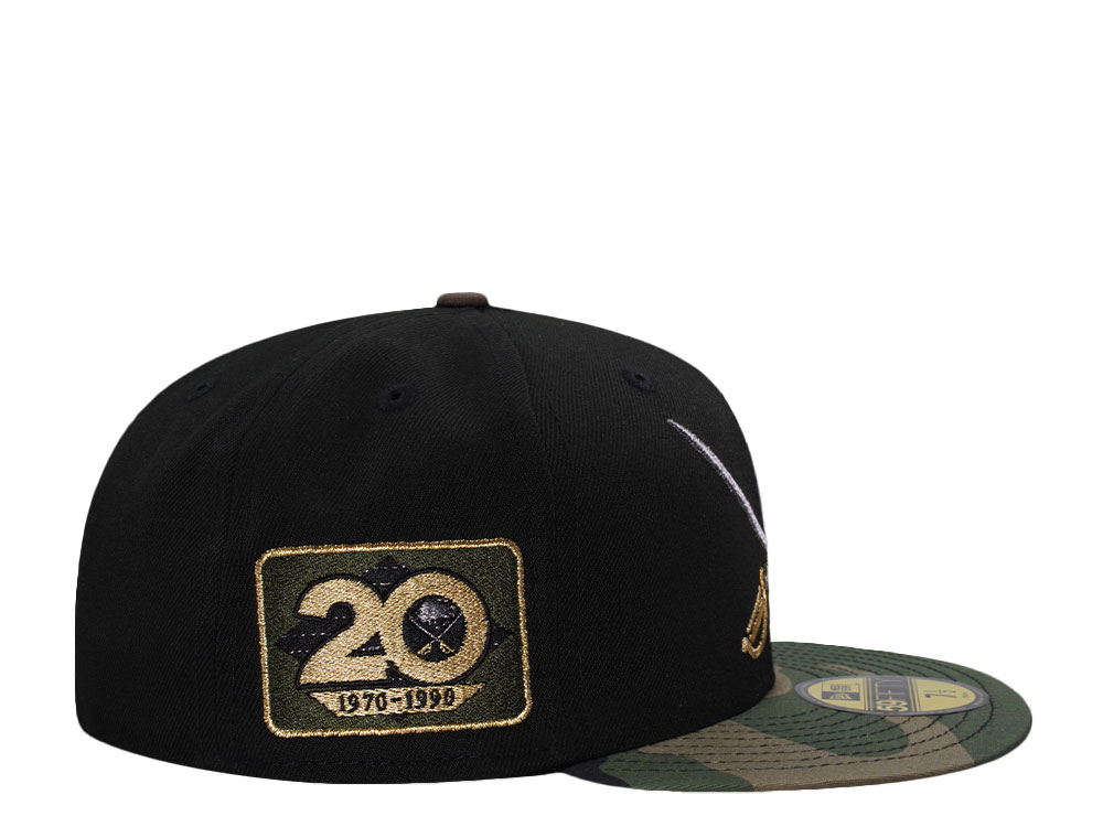 New Era Buffalo Sabres 20th Anniversary Black Camo Prime Edition 59Fifty Fitted Cap