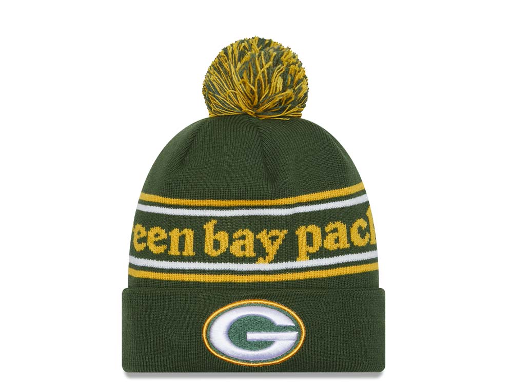 New Era Green Bay Packers Script Knit