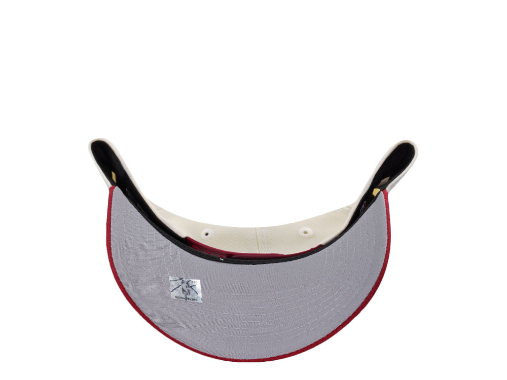 New Era Miami Heat Classic Chrome Two Tone Edition 9Forty A Frame Snapback Cap