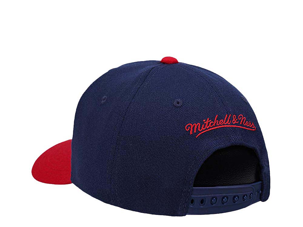 Mitchell & Ness Houston Rockets Team Two Tone 2.0 Hardwood Classic Red Flex Snapback Cap