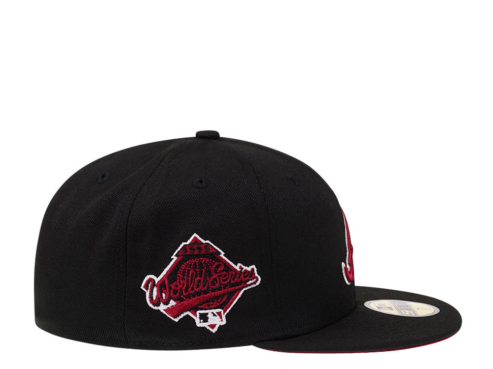 New Era Atlanta Braves World Series 1995 Pinot Noir Edition 59Fifty Fitted Cap