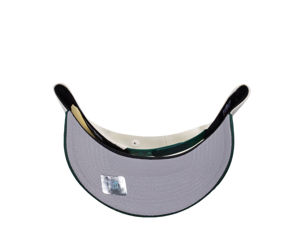 New Era Green Bay Packers 75 Seasons Chrome Two Tone Edition 9Forty A Frame Snapback Cap