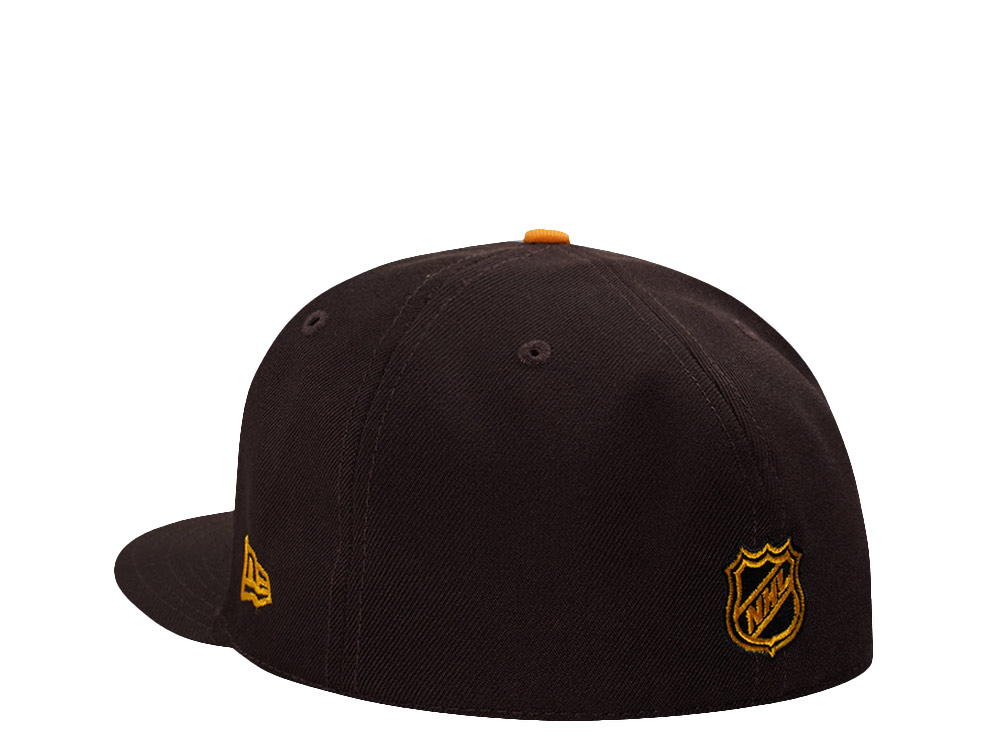 New Era Boston Bruins 50th Anniversary Burnt Wood Prime Edition 59Fifty Fitted Cap