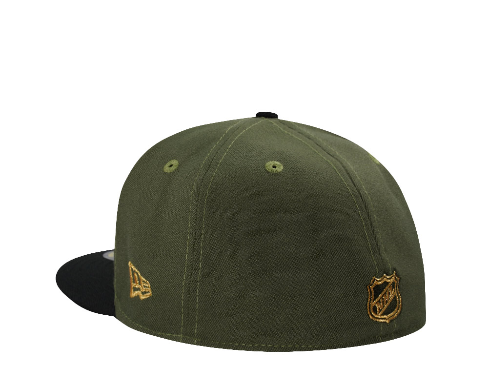 New Era Buffalo Sabres 50th Anniversary Rifle Green Two Tone Edition 59Fifty Fitted Cap