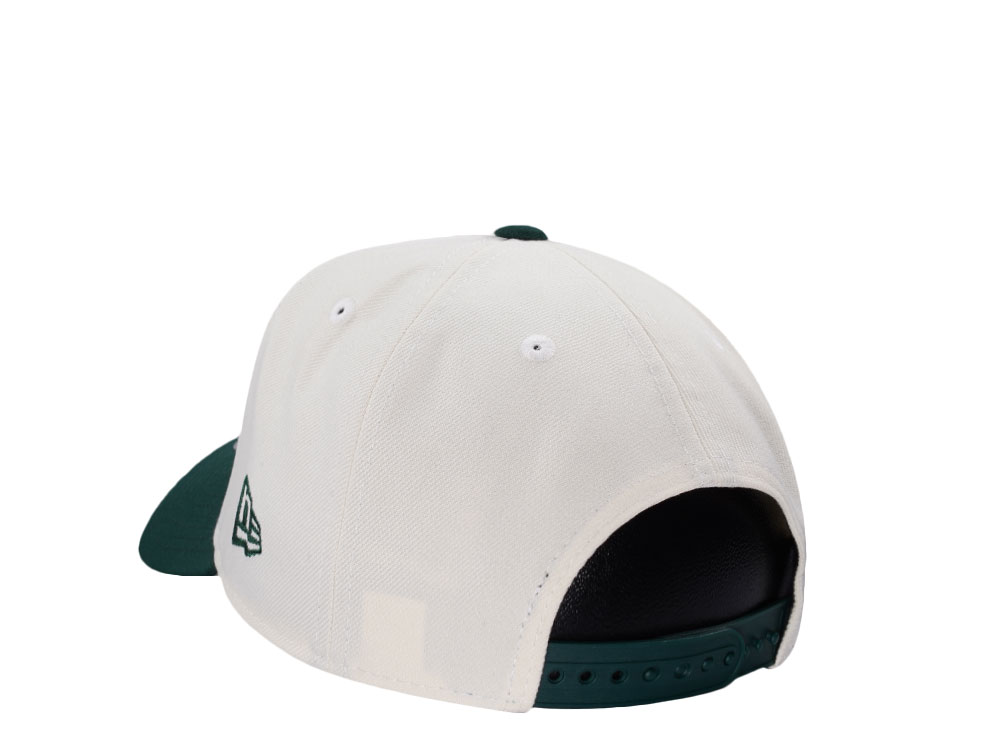New Era Green Bay Packers 75 Seasons Chrome Two Tone Edition 9Forty A Frame Snapback Cap