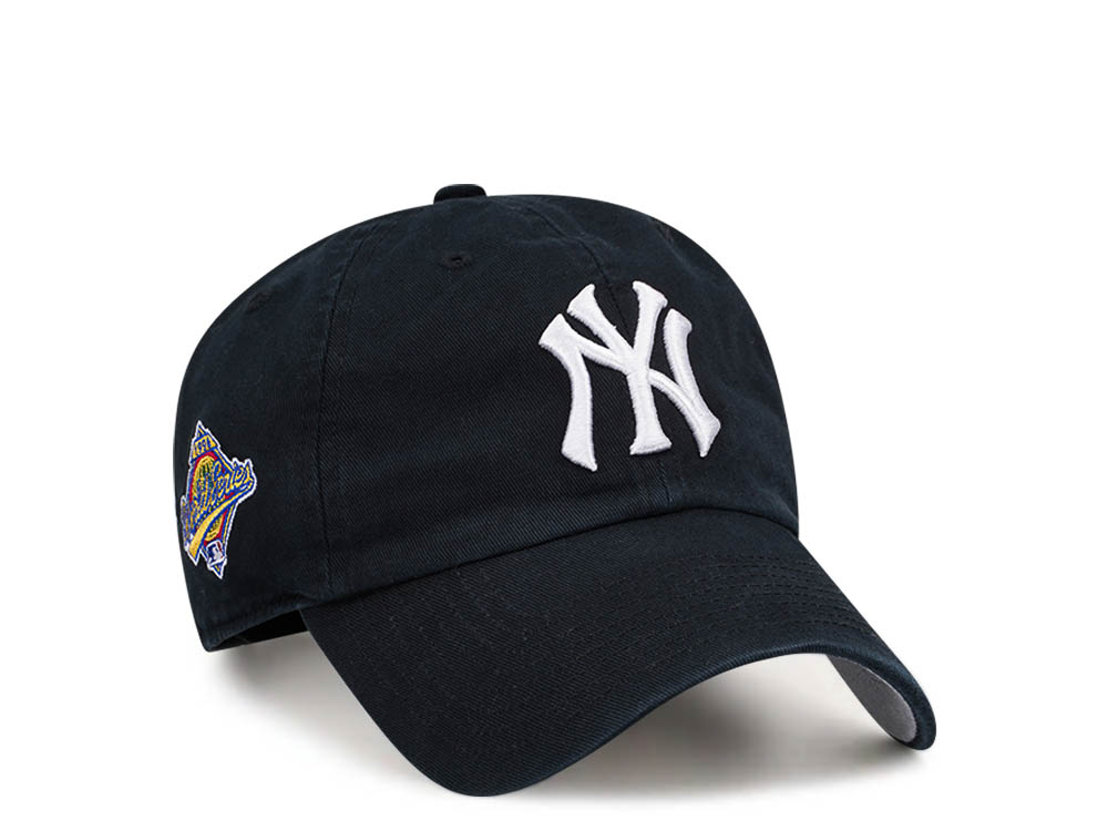 47Brand New York Yankees World Series 1996 Black Clean Up Strapback Cap