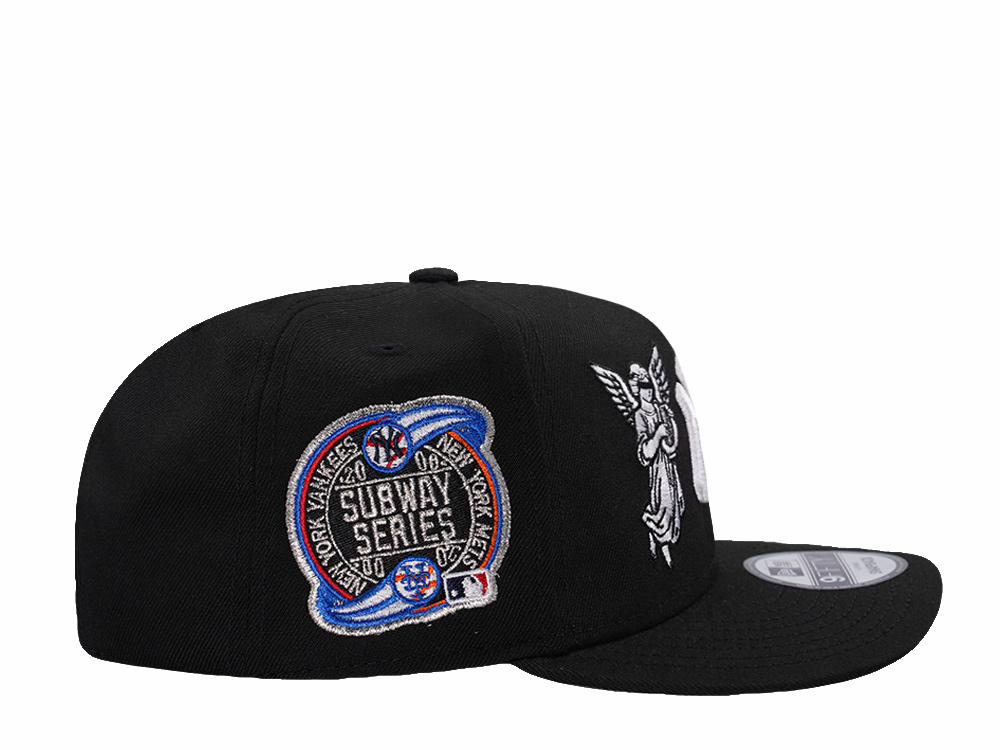 New Era New York Yankees Subway Series Angel Black Prime Edition 9Fifty A Frame Snapback Cap