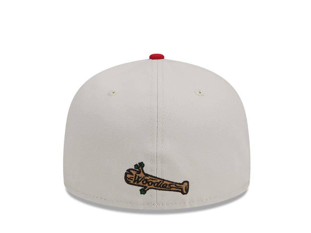 New Era Texas Rangers Farm Team Stone Throwback Two Tone Edition 59Fifty Fitted Cap