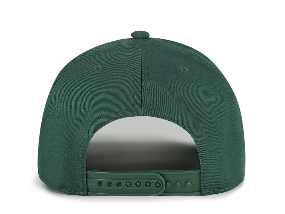 47 Brand Oakland Athletics Cooperstown Suede Visor Dark Green Hitch Snapback Cap