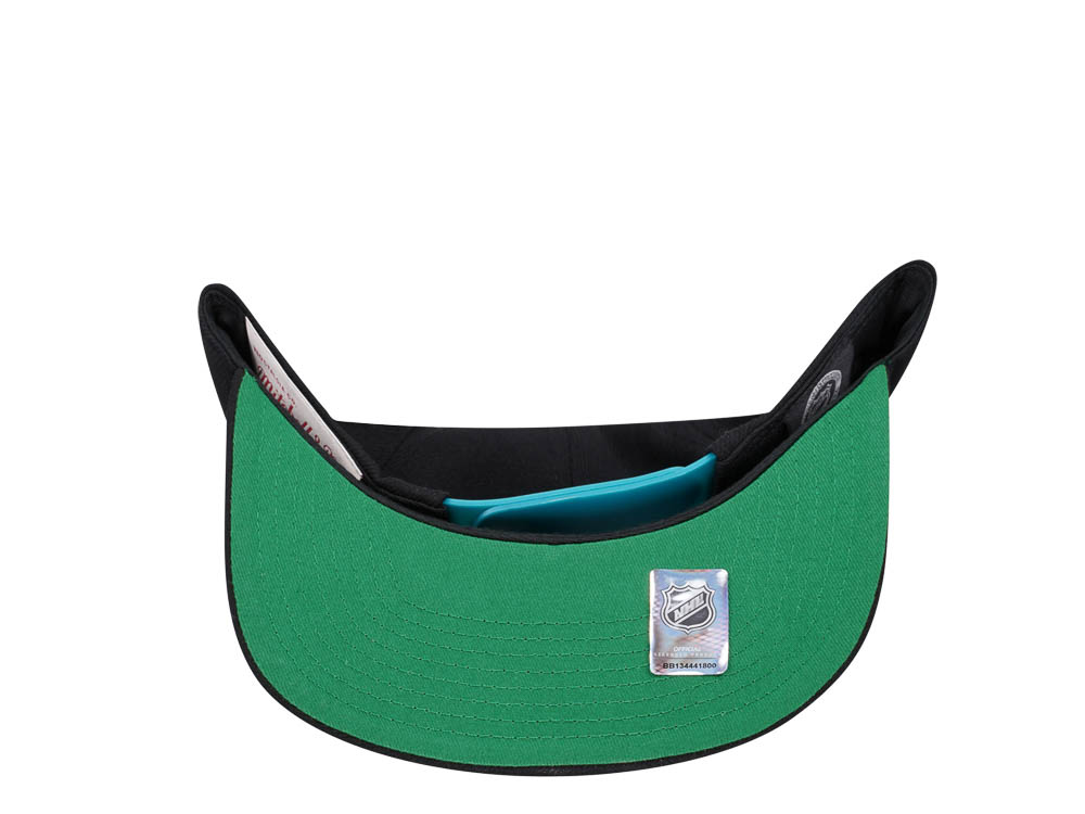 Mitchell & Ness San Jose Sharks Retro Lock Up Snapback Cap
